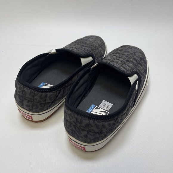 VANS Slip-Er 2 Mule Slippers Gray Cheetah AOP Black White Gum Cozy Men 6, Wom 8 - Picture 2 of 12